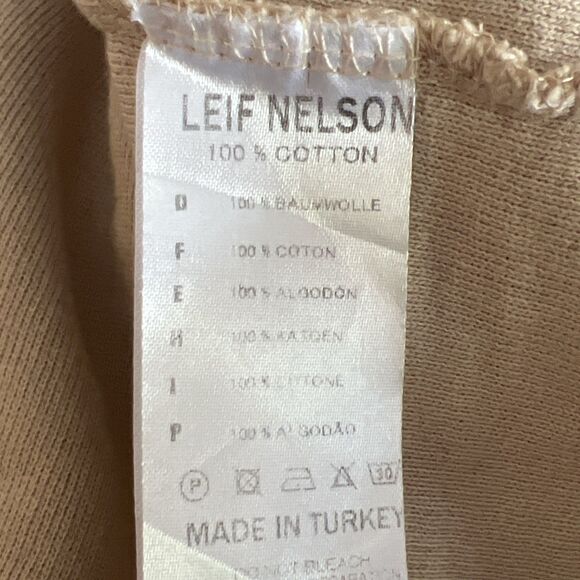 Leif Nelson Slim Fit Pullover Hooded Sweatshirt Mens Sz XL Layered Detail - Picture 9 of 11